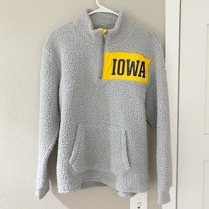 PINK VICTORIA'S SECRET Sherpa Iowa Pullover SZ XS